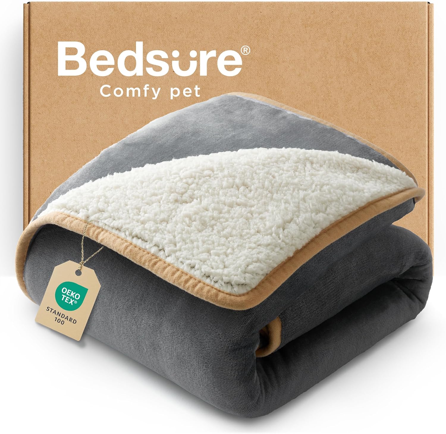 Bedsure Waterproof Dog Blankets For Small Dogs Small Cat Blanket Washable For Couch Protection, Sherpa Fleece Puppy Blanket, Soft Plush Reversible Throw Furniture Protector, 25"X35", Grey Bedsure Waterproof Dog Blankets for Small Dogs - Small Cat Blanket Washable for Couch Protection, Sherpa Fleece Puppy Blanket, Soft Plush Reversible Throw Furniture Protector, 25"X35", Grey