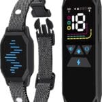 Dog Training Collar, Dog Shock Collar with Remote Control, 2500FT and 4 Training Modes Beep, Vibration, Electric Shock, IP67 Waterproof Rechargeable E-Collar for All Breed