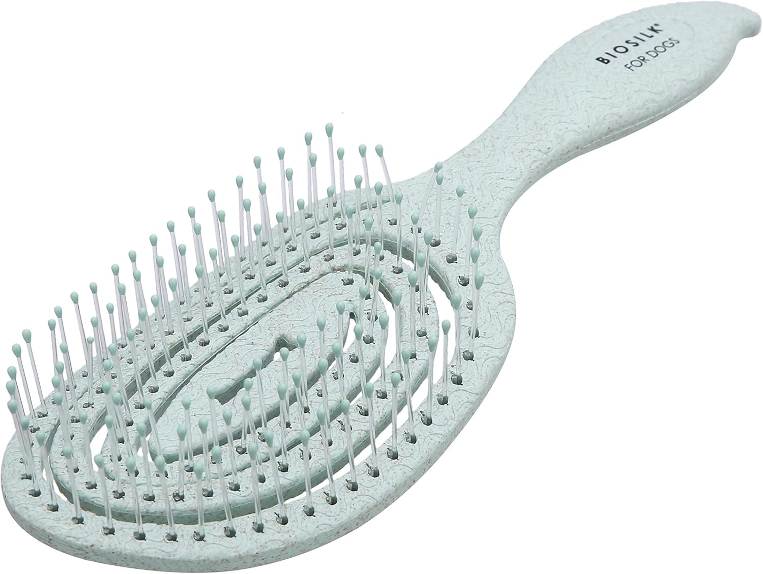 BioSilk For Pets Eco Friendly Detangling Pin Brush For Dogs In Mint Green | Easy To Hold Ergonomic Handle Dog Brushes, Wet Or Dry Dog Hair Brush, Light Blue (FF12806),Gray/Black BioSilk for Pets Eco-Friendly Detangling Pin Brush for Dogs in Mint Green | Easy to Hold Ergonomic Handle Dog Brushes, Wet or Dry Dog Hair Brush, Light Blue (FF12806),Gray/Black