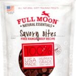 Full Moon All Natural Human Grade Dog Treats, Essential Beef Savory Bites, 14 Ounce