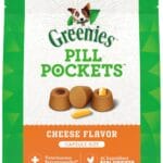 Greenies Pill Pockets for Dogs Large Size, Soft Dog Treats, Cheese Flavor, 15.8 oz. Pouch (60 Treats)