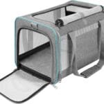 Pet Carrier for Large Cats 20 lbs+ / Soft Sided Small Dog Travel Carriers Top Load/Collapsible Carrier Bag for Big Cat / 2 Kittens Sturdy Transport Carriers Long Trips/Medium Cats 15 pounds