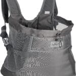 Outward Hound PupPak Dog Front Carrier, Medium, Grey  Hands-Free Hiking & Camping Pet Backpack for Small Pets up to 20 lbs, Padded Straps, Breathable Mesh, Water-Resistant, Safety Clip