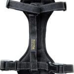 Mighty Paw Dog Car Harness - Vehicle Safety Gear - 2 Leash Attachment - Adjustable Straps - Reflective Stitching - Soft Padding - Standard Harness Functionality - No Pull Front Leash Attachment - L