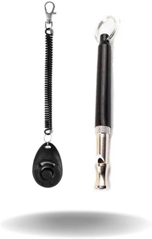 Dog Whistles, Custom Target Stick and Clicker Training Device for Dogs Pet Play Kit Agility Training Set Clicker