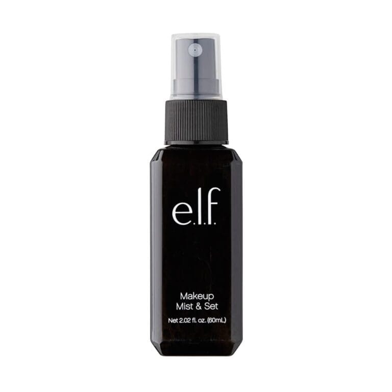 e.l.f. Makeup Mist & Set - Small, Lightweight, Long Lasting, All-Day Wear, Revitalizes, Refreshes, Hydrates, Soothes, Infused with Aloe, Green Tea and Cucumber, 2.02 Fl Oz