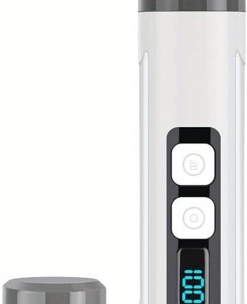 Dog Nail Grinder Quiet-2024 Release Ultra-Quiet Dog & Cat Nail Grinder with LED Light & Battery Display - Painless Nail Trimmer for Small to Large Pets, Thick Nails, and Sensitive Paws