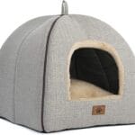 WINDRACING Cat Bed for Indoor Cats - Cat Cave Beds Cat House Cat Tent with Removable Washable Cushioned Pillow, Soft Kitten beds,Cat Beds & Furniture, for Small and Medium Pet Bed