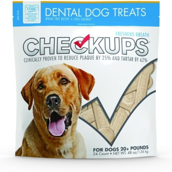 Checkups Dental Dog Treats, 24 Treats - 48 oz.