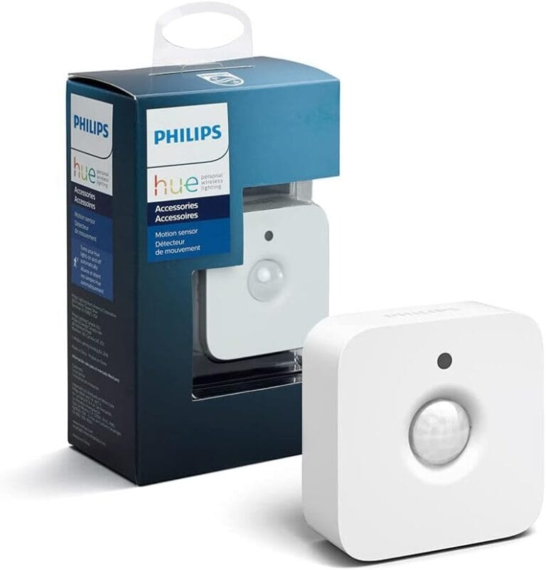 Philips Hue Motion Sensor - Exclusively for Philips Hue Smart Lights - Requires Hue Bridge - Easy, No-Wire Installation