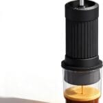 LANTE Espresso Maker 3 in 1 Combines French Press Espresso Extraction 9 Bar Portable Coffee Machine All-aluminum Alloy Body with Double-layer 304 Filtration Suitable for Home Camping Travel Office