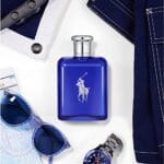 RALPH LAUREN FRAGRANCES – Polo Blue – Eau de Toilette – Men’s Cologne – Aquatic & Fresh – With Citrus, Sage, and Suede – Medium Intensity