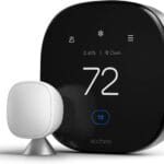 ecobee Smart Thermostat Premium with Smart Sensor and Air Quality Monitor - Programmable Wifi Thermostat - Works with Siri, Alexa, Google Assistant