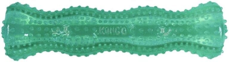 KONG Squeezz Dental Stick - Dog Toy for Cleaning Teeth - Flexible Chew Toy for Gentle & Mild Chewers - for Medium/Large Dogs