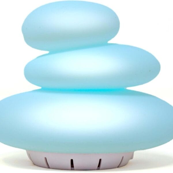 Mindsight 'Breathing Buddha' Guided Visual Meditation Tool for Mindfulness | Slow Your Breathing & Calm Your Mind for Stress & Anxiety Relief | Perfect for Adults & Kids (Multicolor, Pebble (Sound))