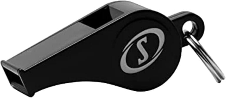 Spalding Sports Whistle with Lanyard | Ideal for Coaches, Referees & Officials | Available in Plastic or Metal