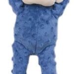 ZippyPaws RopeTugz - Durable Dog Pull Rope Toy, Interactive Tug of War for Large, Medium, & Small Dogs, Squeaky Pet Products to Keep Them Busy, Made with Heavy Duty Climbing Rope - Blue Monkey