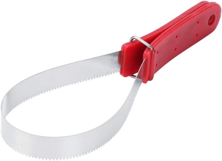 Stainless Steel Shedding Blade, Dog Shedder Scraper Tool Nonslip Handle, Multi Purpose Grooming Scratching ARY for Dogs, Horse