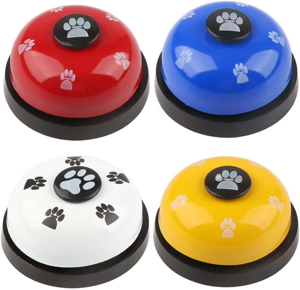 4 Pcs Dog Training Bell, PIVHWIR Dog Puppy Pet Potty Training Bells For Potty Training, Communication Device 4 Pcs Dog Training Bell, PIVHWIR Dog Puppy Pet Potty Training Bells for Potty Training, Communication Device