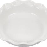 Le Creuset Stoneware 9" Heritage Pie Dish, White