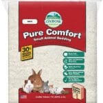 Oxbow Animal Health Pure Comfort Bedding, Rabbit, Hamster, & Guinea Pig Bedding, Bunny Supplies for Litter Box, Pet Safe, Low Dust, White Paper, 72 Liter Bag