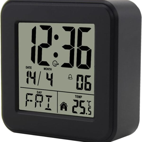 jomparis Small Digital Alarm Clock Battery Operated with Backlight for Bedroom Kids Room