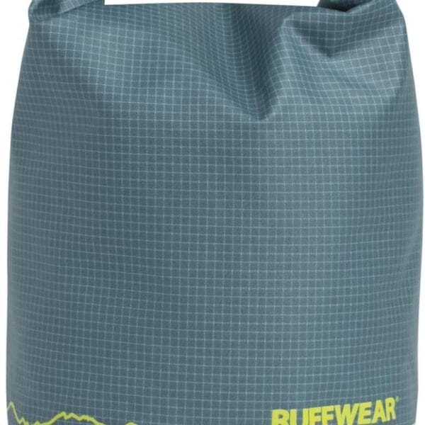 Ruffwear, Kibble Kaddie Dog Food Travel Bag, Roll-Down Closure Storage, Easy-Pour Spout, Compact Waterproof Odor-Sealing Liner with Stash Pocket, 10L/42 Cups, Camping Road Trip Essential, Slate Blue