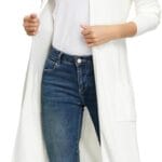 GRACE KARIN Essential Solid Open Front Maxi Long Knitted Cardigan Sweater for Women