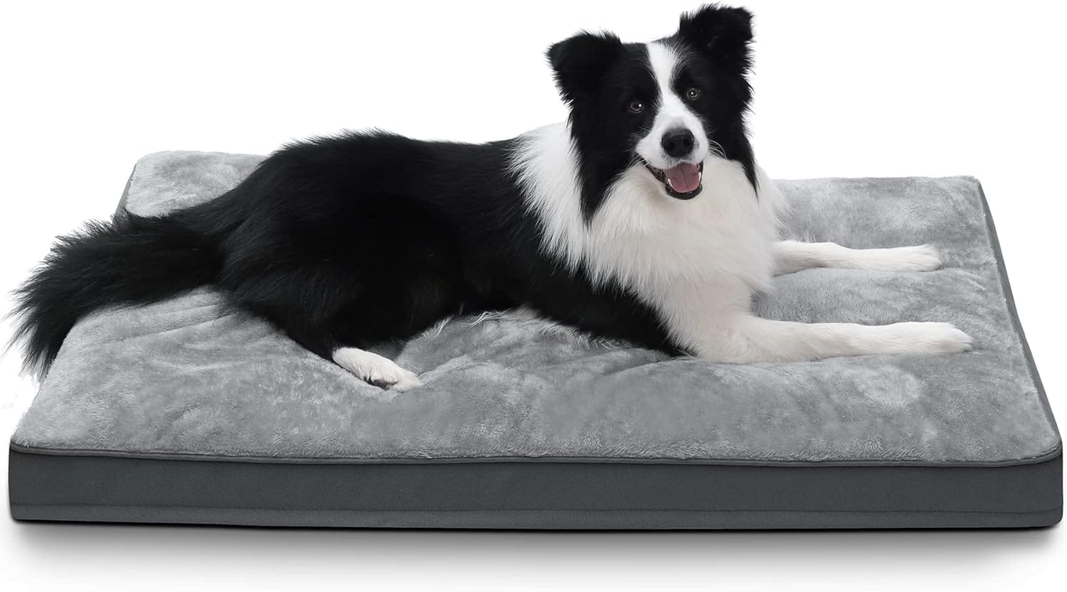 Dog Crate Bed Waterproof Deluxe Plush Dog Beds with Removable Washable Cover Anti-Slip Bottom Pet Sleeping Mattress for Large, Medium, Jumbo, Small Dogs, 35 x 22 inch, Gray Dog Crate Bed Waterproof Deluxe Plush Dog Beds with Removable Washable Cover Anti-Slip Bottom Pet Sleeping Mattress for Large, Medium, Jumbo, Small Dogs, 35 x 22 inch, Gray