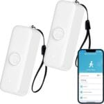 Smart Motion Sensor, WiFi PIR Motion Sensor for Alarm System, Mini Infrared Motion Sensor with App Remote Monitoring, Triggering Lights and Scenes. 2 PCS