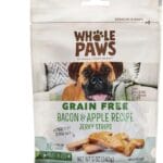 Whole Paws, Grain-Free Jerky Dog Treats, Bacon & Apple Recipe, 5 Ounce