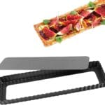 Rectangular Tart Pan 14 Inch Nonstick Quiche Pie Pan with Removable Bottom Tart Pan for Pies, Quiche Bakeware, Cheese Cakes, Desserts