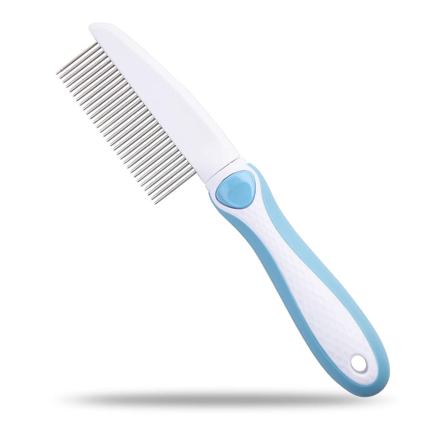 Professional Stainless Steel Grooming Comb for Dogs & Cats - Detangler for Long/Curly Hair, Removes Tough Mats, Knots & Tangles - Pain-Free Undercoat Deshedding Tool for DIY Pet Grooming Professional Stainless Steel Grooming Comb for Dogs & Cats - Detangler for Long/Curly Hair, Removes Tough Mats, Knots & Tangles - Pain-Free Undercoat Deshedding Tool for DIY Pet Grooming
