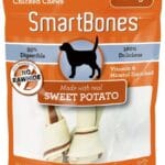 SmartBones Large Chews, Treat Your Dog to a Rawhide-Free Chew Made With Real Meat and Vegetables 3 Count (Pack of 1)