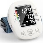 Blood Pressure Monitors for Home use, Automatic Digital BP Machine, Adjustable Upper-Arm Blood Pressure Cuff(8.7'' -16.5''), Large Clear LCD Backlit Display&HR Detection, 2x99 Sets Memory