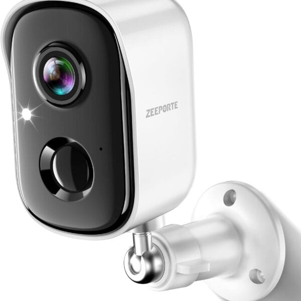 Security Cameras Wireless Outdoor, 2K Battery Powered Indoor Camera/WiFi Camera for Home Security with AI Motion Detection, Color Night Vision, Spotlight, Siren, Waterproof, SD/Cloud Storage