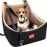 Dog Booster Car Seat for Medium and Small Sized Dogs Pet Car Bed Easy to Remove and Washable with Thickened Cushion Fits Cars Trucks and SUVs