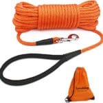 lynxking Check Cord Dog Leash Long Lead Training Tracking Line Comfortable Handle Heavy Duty Puppy Rope 10ft 15ft 30ft 50ft for Small Medium Large Dog