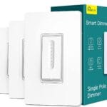 TREATLIFE Smart Dimmer Switch 4 Pack, Single Pole Smart Switch Works with Alexa and Google Home, Neutral Wire Required, 2.4GHz WiFi Dimmer Light Switch for LED, CFL, Incandescent Bulbs