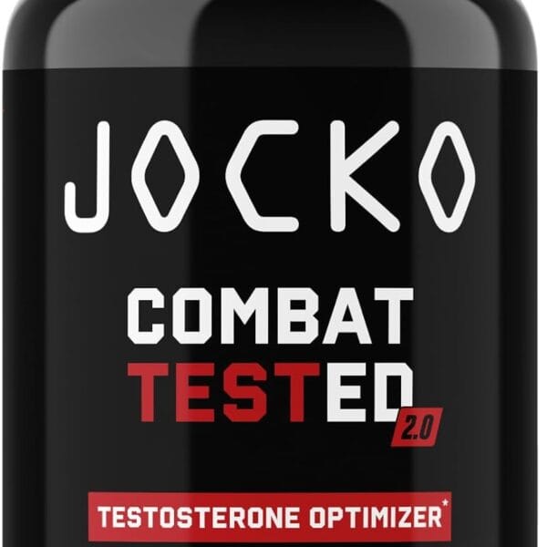 Jocko Fuel Test Booster for Men - Natural Endurance, Stamina, & Strength Booster - Muscle Builder for Men & Nitric Oxide Support with Ginger Root, Shilajit, & Tongkat Ali, 120ct (30 Servings)