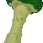 Nylabone Broccoli Power Chew Toy for Dogs, Dog Toys for Aggressive Chewers, Bacon & Cheese Flavor, Large Dogs - Up to 50 lbs, 1 Count