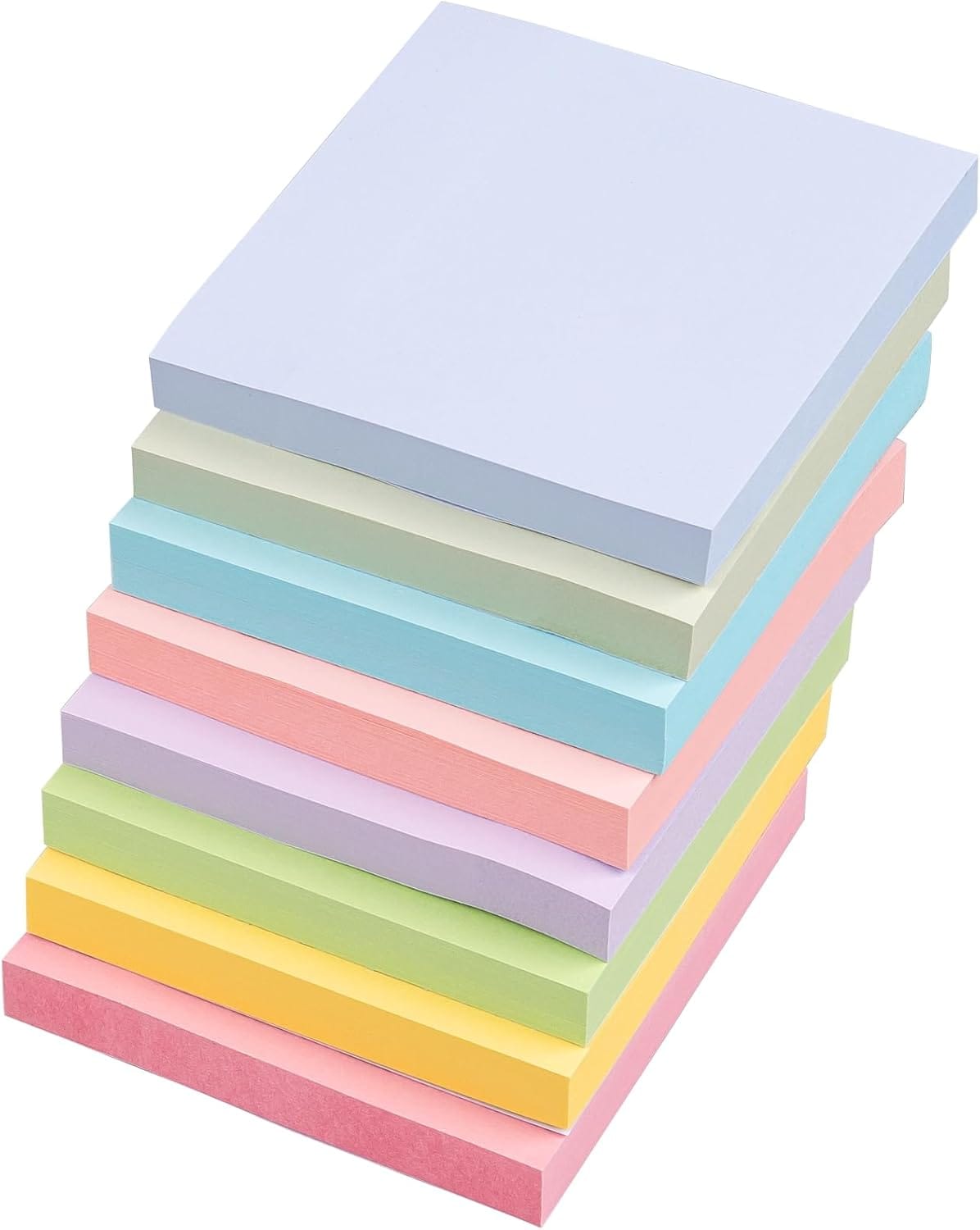 Sticky Notes 3x3 Inches, 8 Pads, 800 Sheets, 8 Color Sticky Note Pads, Premium Sticky Pads, Sticky Notes Bulk, Self Stick Note Pads, 100 Sheets/pad Sticky Notes 3x3 Inches, 8 Pads, 800 Sheets, 8 Color Sticky Note Pads, Premium Sticky Pads, Sticky Notes Bulk, Self-Stick Note Pads, 100 Sheets/pad
