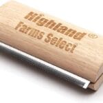 Deshedding Grooming Tool for Dogs, Cats & Horses, Ergonomic Design Wood Groom Brush, Professional Pet Groomer, Painlessly Remove for Short & Long Hair, Fur & Dirt - 5 Inches