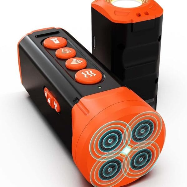 Dog Bark Deterrent Devices, 2025 Upgraded 4X Ultrasonic Anti Barking Device for Dogs - 33FT Range to Stop Dog Barking, Rechargeable, Safe & Humane for Own/Neighbor's Dogs Training, Indoor/Outdoor Use