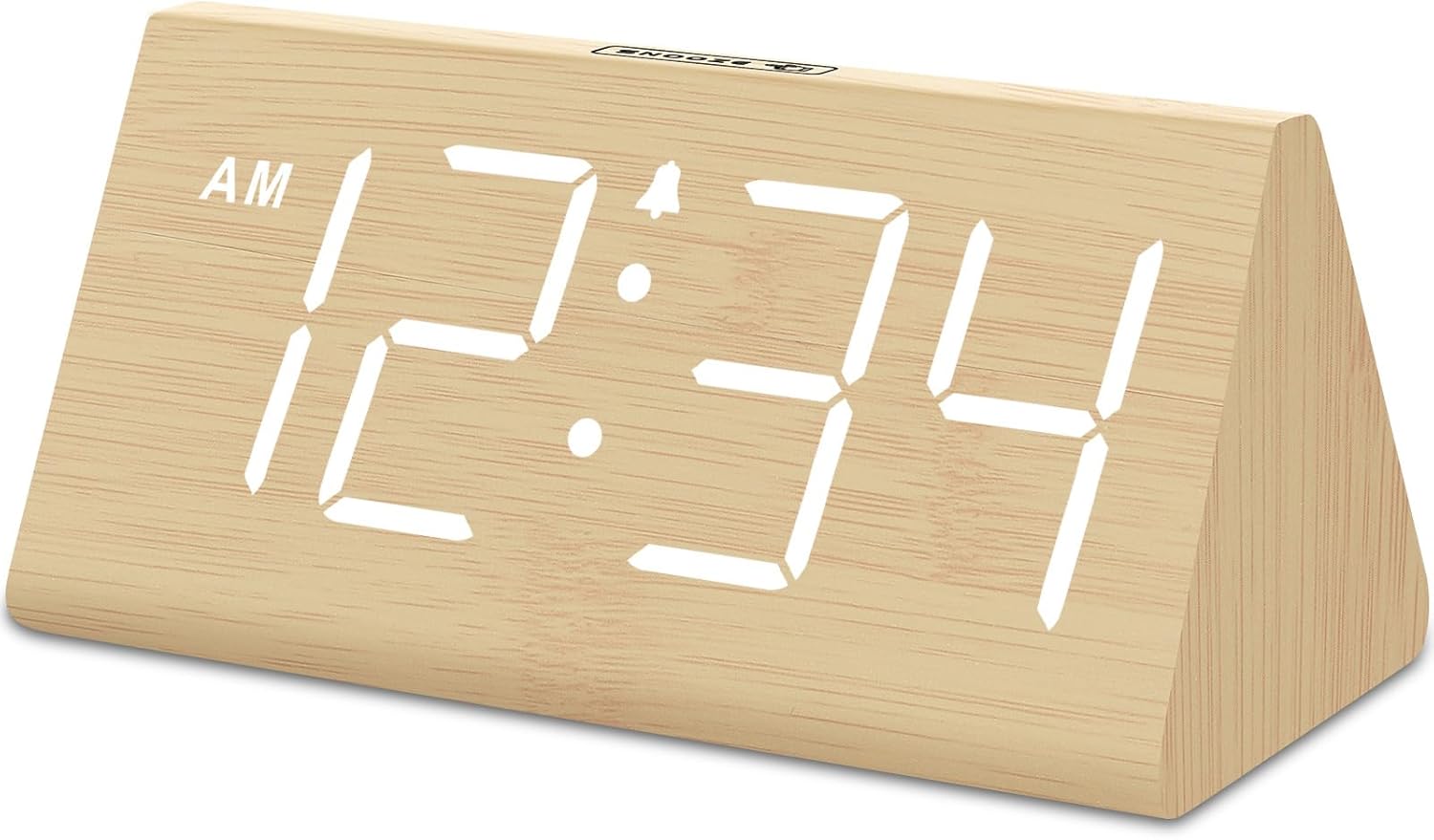 DreamSky Wooden Digital Alarm Clocks for Bedrooms - Electric Desk Clock with Large Numbers, USB Port, Loud Alarm for Heavy Sleepers, Adjustable Volume, Dimmer, Snooze, DST, Wood Dcor, Adapter Powered DreamSky Wooden Digital Alarm Clocks for Bedrooms - Electric Desk Clock with Large Numbers, USB Port, Loud Alarm for Heavy Sleepers, Adjustable Volume, Dimmer, Snooze, DST, Wood Dcor, Adapter Powered