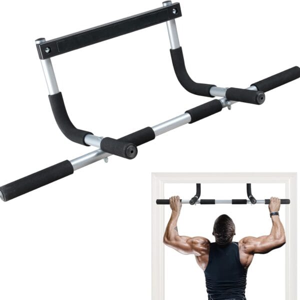 leikefitness Pull-Up Bar For Door Frame Adjustable Portable Upper Body Fitness Workout For Home Gyms