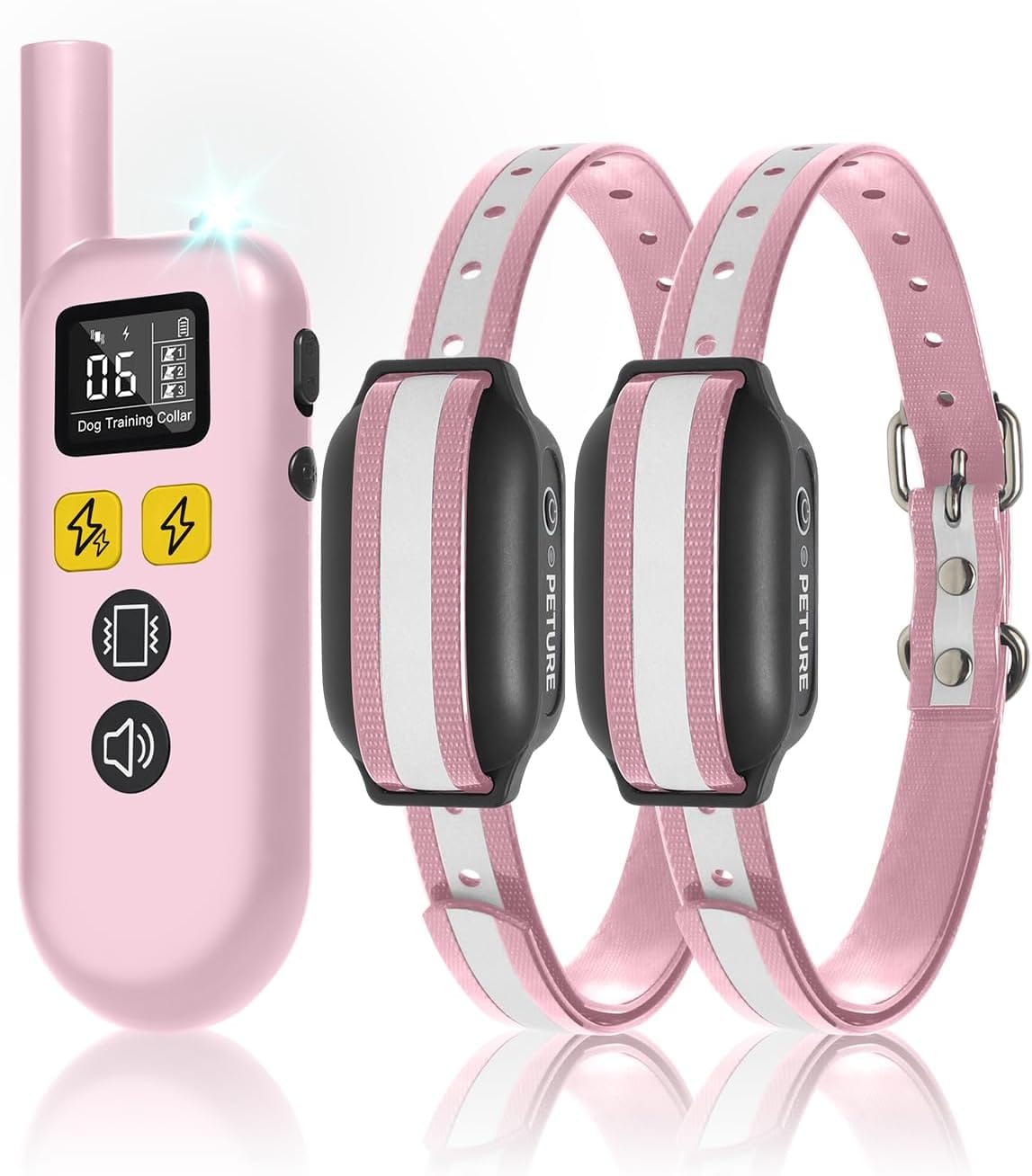 Dog Training Collar with Remote (5-120lbs), 3300Ft Remote Training Collar with Beep, Vibrate, Static & Double Static Modes, IPX7 Waterproof E Collar for Small Medium Large Dogs (2 Pack) Dog Training Collar with Remote (5-120lbs), 3300Ft Remote Training Collar with Beep, Vibrate, Static & Double Static Modes, IPX7 Waterproof E Collar for Small Medium Large Dogs (2 Pack)