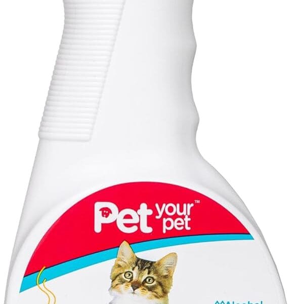No Pee No Poop Cat Potty Training Spray, 16 Fl Oz  Non-Toxic Cat Spray No Mark for Urine/Marking/Pooping  Natural Pee Deterrent Spray  Indoor/Outdoor Keep Off