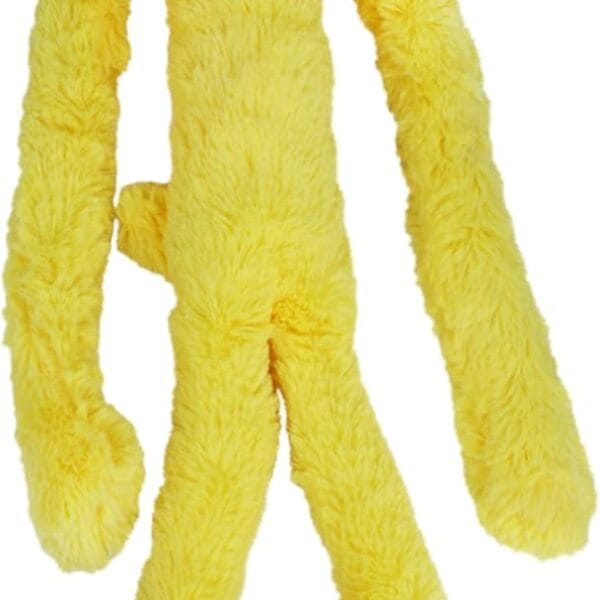 Multipet Swingin' Slevin Duck Dog Plush Toy - Squeaky Dog Toy for All Dogs - Extra Soft Plush - Stuffed Animal for Cuddling & Playing - Cute Dog Pet Toy (27, Yellow, 5 Squeakers)