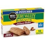 Nachur Valey Biscuit Sandwich, Cinnamon Almond Butter 1 Pack (10 Pouches) 13.5 OZ (Lyfno Trademark Spoon Included)